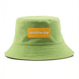 Wholesale OEM Custom Leather Patch Logo Adjustable Unisex Bucket Hat Design Denim Summer Beach Cycling Streetwear Travel - Product Image 3