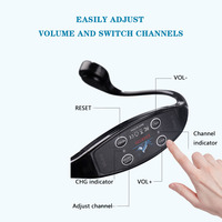 Headphone Earphone Konduksi Tulang Terbaik Headset Bawah Air Nirkabel Dirancang untuk Latihan Berenang Headset Konduksi Tulang 907J
