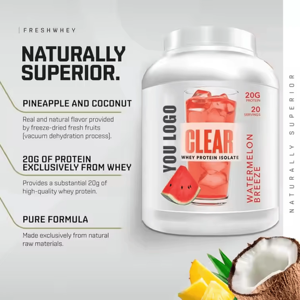 <span class=keywords><strong>Shaker</strong></span> de poudre de protéines OEM pour adultes Suppléments sportifs Mélange de lactosérum transparent concentré et hydrolysat d'isolat de lactosérum - Product Image 2