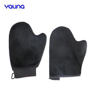 Noir/rose/léopard imprimé velours doux en gros gant autobronzant gants d'application d'huile <span class=keywords><strong>de</strong></span> <span class=keywords><strong>bain</strong></span> et sans <span class=keywords><strong>soleil</strong></span> - Product Image 2