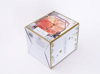 Boîte à bougies chauffe-plat de luxe en carton blanc 6 oz, format personnalisé, design éco-responsable, logo en relief, faible MOQ, pelliculage mat, vente en gros
