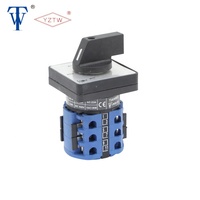 Interruptor Rotativo de Control de Motor YZTW LW26-20 1-0-2 3P, Interruptor de Cambio 20A