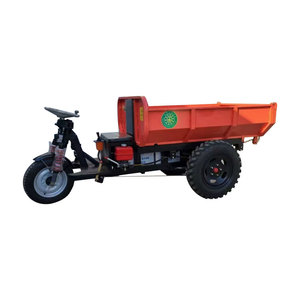 Electric Drive on Platform Truck with Seat 4 Wheel Battery Trolley 1 Ton Electric Cargo Flat <b>Transporter</b> - Product Image 4