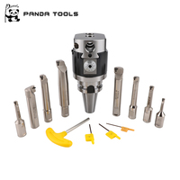 Ensemble de têtes de perçage micro-réglables de haute précision NBH2084 8-280 mm avec 8 barres de perçage en carbure, kit d'outils de perçage CNC pour fraisage