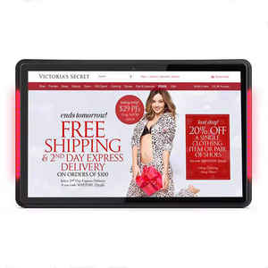 <span class=keywords><strong>Tablette</strong></span> Android 13,3 pouces avec barres lumineuses LED pour <span class=keywords><strong>la</strong></span> réservation de salles de réunion, montage mural POE - Product Image 1