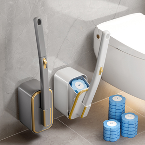 Brosse de toilette jetable tout autour avec design suspendu pour un nettoyage pratique - Product Image 4