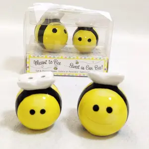 Ywbeyond mamma e io intendevo per il miele delle api sale in ceramica e pepiera Set souvenir di nozze ospiti - Product Image 1