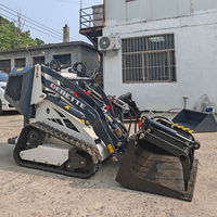 Aksesoris Gripper Bucket untuk Mini Skid Steer Loader, Track/Crawler Loader, dan Wheel Loader
