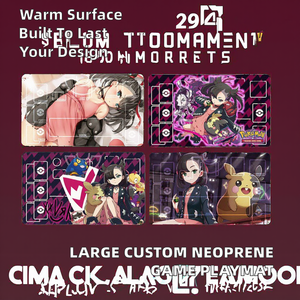 <span class=keywords><strong>Tapis</strong></span> <span class=keywords><strong>de</strong></span> <span class=keywords><strong>jeu</strong></span> <span class=keywords><strong>de</strong></span> cartes en néoprène chauffant haute densité personnalisé FRQ, non toxique, <span class=keywords><strong>rond</strong></span>, 260x210mm, avec bords renforcés, en stock - Product Image 2