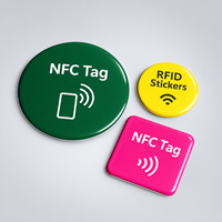 Stiker Meja Akrilik RFID Dome NFC Kustom, Dapat Digunakan Kembali, Perekat Kuat, Dapat Diprogram, Tap untuk Ulasan Google, Media Sosial, Menu