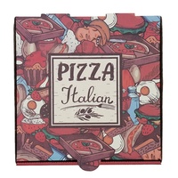 Boîte à pizza en papier, échantillon gratuit, vente en gros, emballage en carton, fournisseur, conception personnalisée imprimée, boîtes à pizza de 6 8 9 10 12 14 pouces