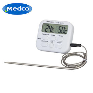 Thermomètre numérique pour viande Ta278 avec minuterie, sonde en acier inoxydable pour la cuisine et l'utilisation en laboratoire - Product Image 4