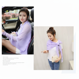 G & G Protección UV Ropa DE SEGURIDAD Bolero plisado portátil de moda para conducir - Product Image 1