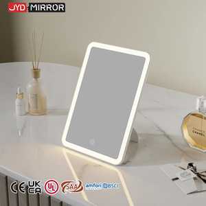 Miroir de Maquillage LED Portable Rétractable avec Logo Personnalisé, Fournisseur d'Usine, Vente en Gros, Type C, 3 Couleurs - Product Image 1