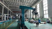 Station de soudage automatique robotisée à cantilever, robot 7 axes, rail de 14 m, détecteur de joint 3D pour le processus de soudage de sous-assemblage de poutres en H