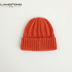 قبعة أطفال محبوكة دافئة بوجه مبتسم من لاندفوند، قبعة شتوية لطيفة بحواف - Product Image 6