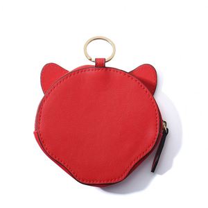 Creative Mini Zipper Leather Coin Purse <b>Wallet</b> for Girls Man Key Card Holder Waterproof <b>Cute</b> Cartoon Coin Purse - Product Image 4