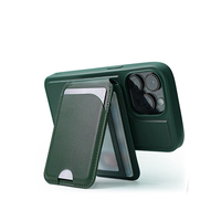 Portefeuille magnétique en cuir PU de haute qualité pour iPhone, support réglable, blocage RFID, porte-cartes et porte-cartes de crédit pour une utilisation sur le bureau