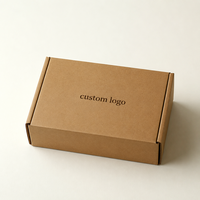 Boîte d'expédition pliable écologique personnalisée en carton recyclable pour coffret cadeau et emballage de produits durables