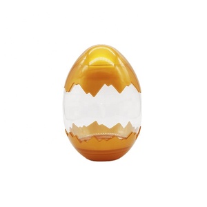 500ML CUTE EGG SHAPE PLASTIC WATER BOTTLES PET PLASTIC PACKAGE CONTAINER FOR MILK-TEA