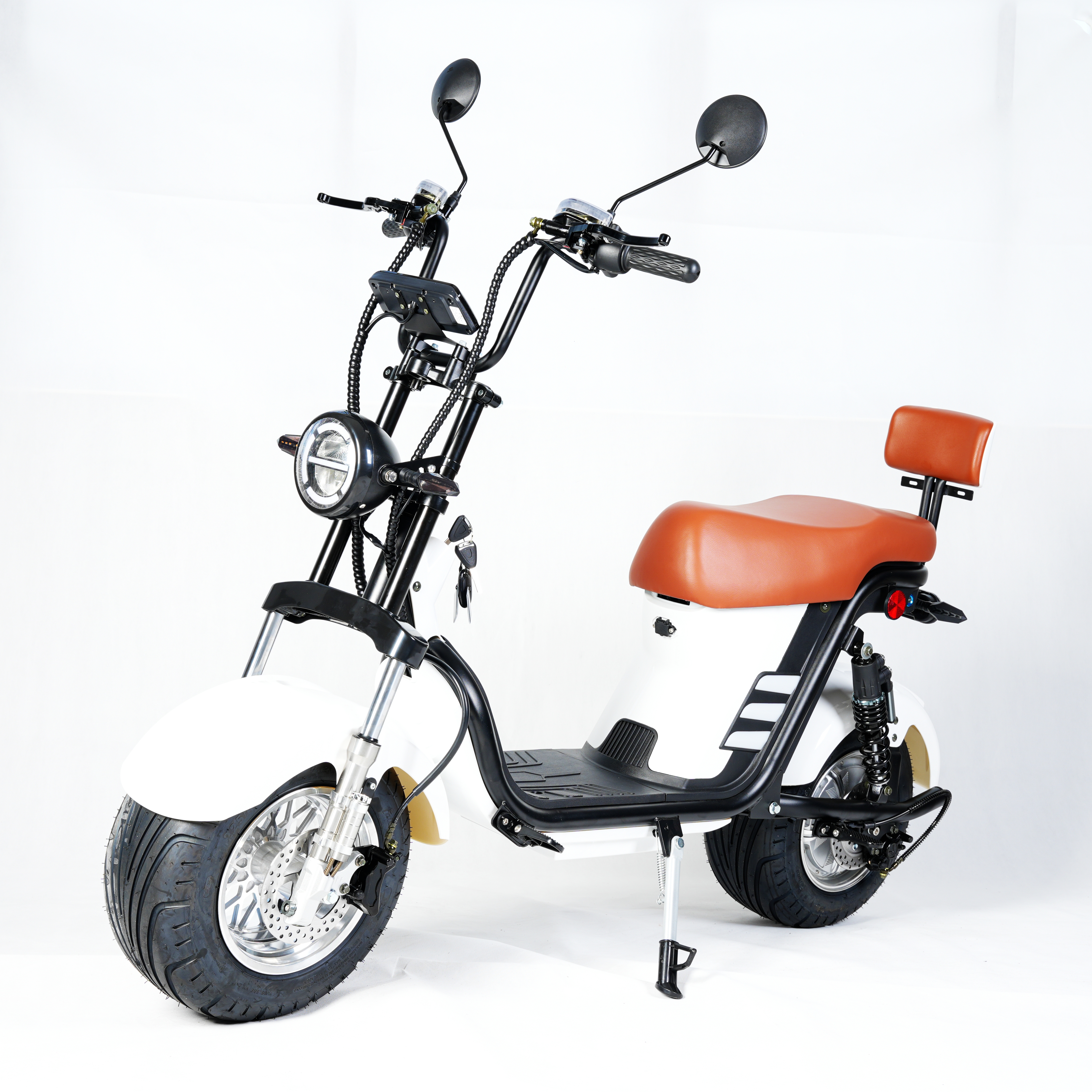 Electric Bicycle 64V Lithium Electric Bicycle Two Wheel Electric Hanging Basket Portable Battery 1000W Motor Electric Scooter