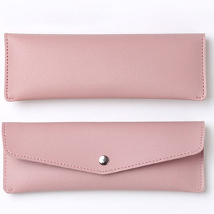 Étui à crayons en cuir de style coréen, frais et mignon, style enveloppe, mini porte-stylos en PU de couleur unie, rangement pour fournitures scolaires - Product Image 2