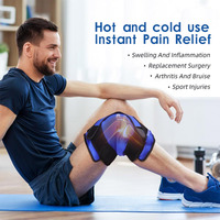 Compresse de gel réutilisable CE certifiée Classe I pour genou, chaud/froid, garantie 3 ans, soulagement ciblé des douleurs articulaires, des gonflements et des blessures