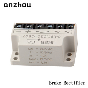 โมดูลเรียงกระแสเบรก Anzhou รุ่น 04.91.020-CE07 แบบ Full Wave สำหรับคอยล์เบรก 216Vdc - Product Image 2