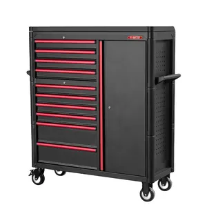Garage Workbench and Drawers Tool Cabinets for Auto Repair Cart and Trolley with Drawers for Garage