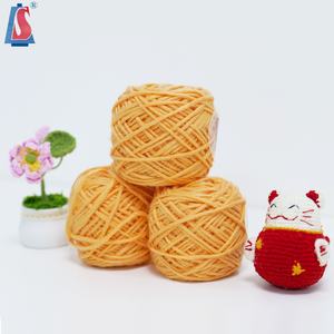 Super fino 100 acrílico grueso Amigurumi gancho <span class=keywords><strong>de</strong></span> ganchillo e hilos multicolores lindo grueso bola <span class=keywords><strong>de</strong></span> nieve isla hilo <span class=keywords><strong>de</strong></span> tejer - Product Image 5