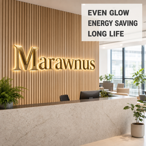 ป้ายไฟ LED 3 มิติ ตัวอักษรโลโก้แบบกำหนดเองสำหรับร้านบูติก ป้ายทองคำสำหรับธุรกิจแฟชั่น ป้ายติดผนังร้านค้าสำหรับธุรกิจ - Product Image 5