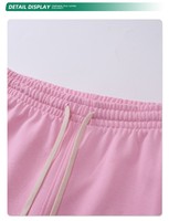 Ensemble de sweats à capuche sans ficelle vierge avec impression de logo personnalisé de haute qualité 430 grammes de sweat à capuche en coton éponge française et pantalon de survêtement pour hommes