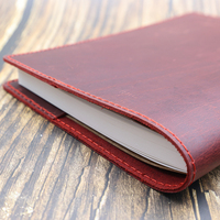 Carnet de notes en cuir véritable fait main pour voyageur, couverture créative de menu, style girly, cuir Crazy Horse, avec pochettes