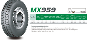 Neumáticos para Camión de Carga en Contenedor 11R22.5 11R24.5 315/80R22.5 Neumático Radial Sin Cámara para Camión Neumáticos para Camión 11R22.5 11R24.5 - Product Image 6