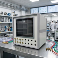 Boîtier en aluminium à 8 canaux pour équipement de mesure pneumatique avec fonction SPC pour test simultané multicanal