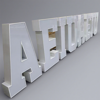Letrero Exterior LED para Tienda, Letrero con Nombre de Negocio, Logotipo Empresarial, Letrero Luminoso LED con Letras 3D, Letrero Personalizado