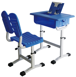 Conjunto de Mesa y Sillas Ajustables en Altura para Escuela <span class=keywords><strong>Primaria</strong></span>, Muebles Escolares, Escritorio de Estudio para Niños, para Uso en el Aula Escolar - Product Image 6