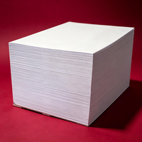 Feuille de papier kraft écologique double face enduite de PE, résistante à l'humidité, pour l'emballage de boissons et d'aliments