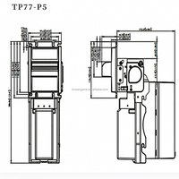 Lecteur de billets TOP TP70P5 avec empileur pour distributeur automatique de jeux et machine d'échange de monnaie