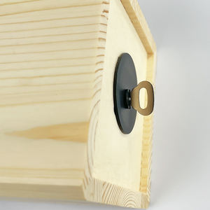 Hucha de madera con estampado liso DIY, hucha de madera sin terminar, hucha de madera decorativa para el hogar, hucha Holz spardose - Product Image 6