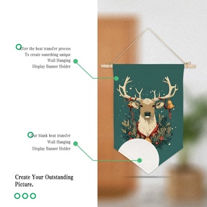 Bandera de Jardín para Sublimación Prosub, Bandera de Lino Personalizable para Colgar en la Pared, Decoración Navideña, Banderines para Sublimación - Product Image 6