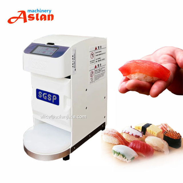 Robot Automatic Nigiri Sushi Making Machine/ Salmon Sushi Rice Shaping Machine