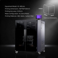 Imprimante 3D FDM industrielle automatique de haute qualité, volume d'impression 400x400x500mm, matériau nylon, USB, neuve, garantie 1 an pour les entreprises de R&D