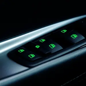 Подъемник автомобильного окна светящийся переключатель кнопка наклейки ночные светящиеся флуоресцентные наклейки