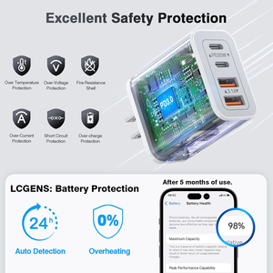<span class=keywords><strong>Chargeur</strong></span> mural USB C, <span class=keywords><strong>chargeur</strong></span> USB C <span class=keywords><strong>rapide</strong></span> 40W, adaptateur secteur mural 4 ports PD+QC, <span class=keywords><strong>chargeur</strong></span> multiport type C pour <span class=keywords><strong>iPhone</strong></span> 16 - Product Image 6