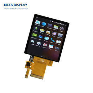 Pantalla LCD TFT de temperatura amplia de 2,7 pulgadas 320x320 alto brillo-30C a 80C ST7796S SPI MCU RGB pantalla con táctil capacitiva - Product Image 1