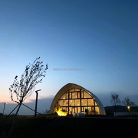 BABERY - Structure de glamping en acier en forme de coquille, espace commercial préfabriqué pour les développeurs de tourisme et de complexes hôteliers