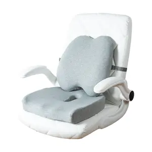 Coussin de siège de stade de sport en mousse à mémoire de forme orthopédique coccyx rembourré facile à transporter et oreiller de soutien lombaire