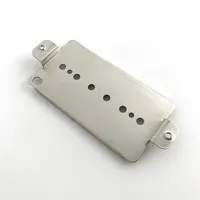 Personalizado p90 humbucker sized prata níquel captador de guitarra, base para personalizado, kits de captador de guitarra