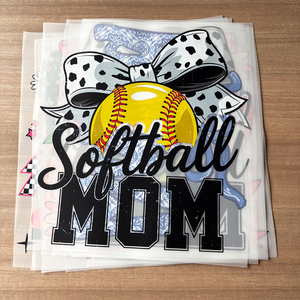 Softball Béisbol Fútbol Mama Sport Mom Touchdown Season My Heart Is on That Field Día DE LA MADRE DTF Transferencia de calor para camisetas - Product Image 3